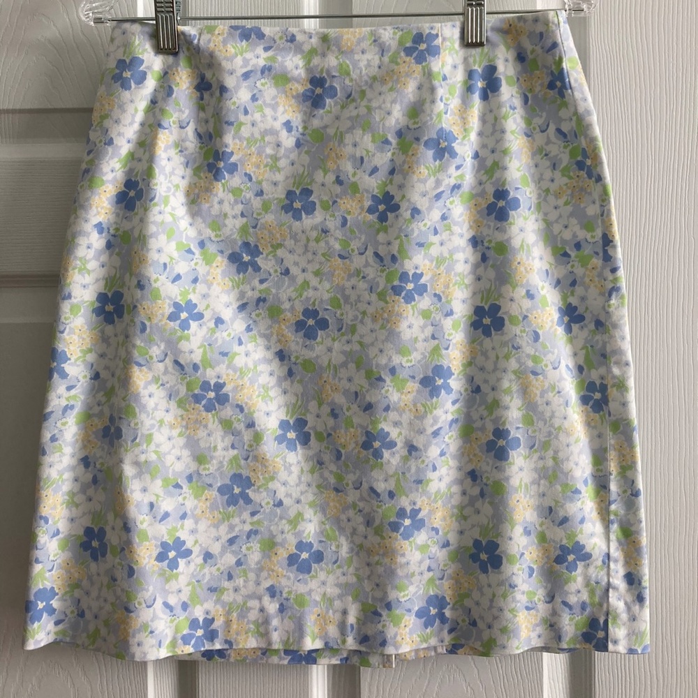 Talbots Floral Print Skirt